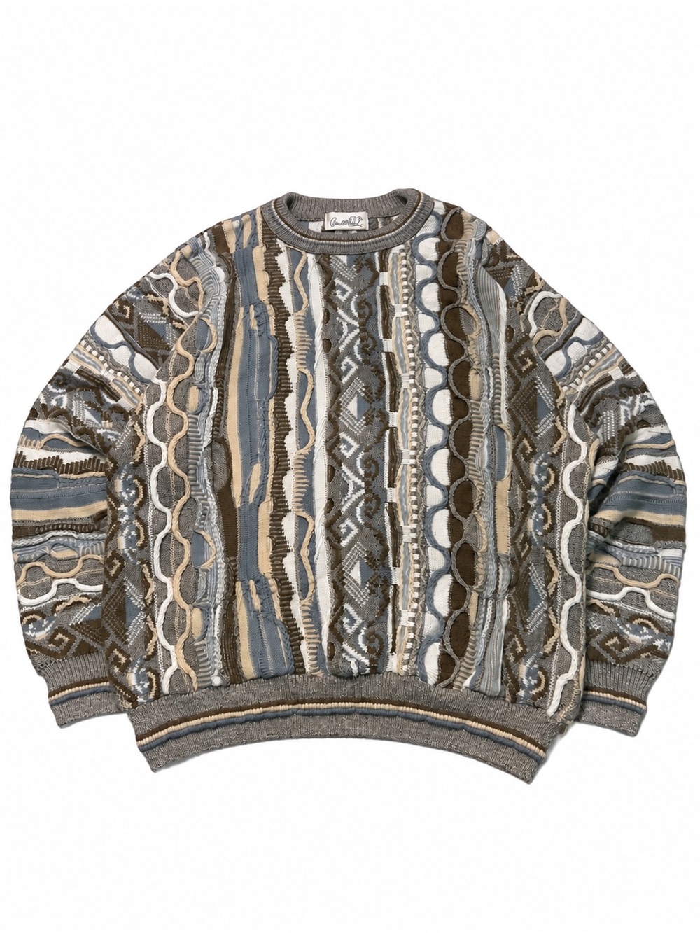 Vintage 3D Knit Sweater